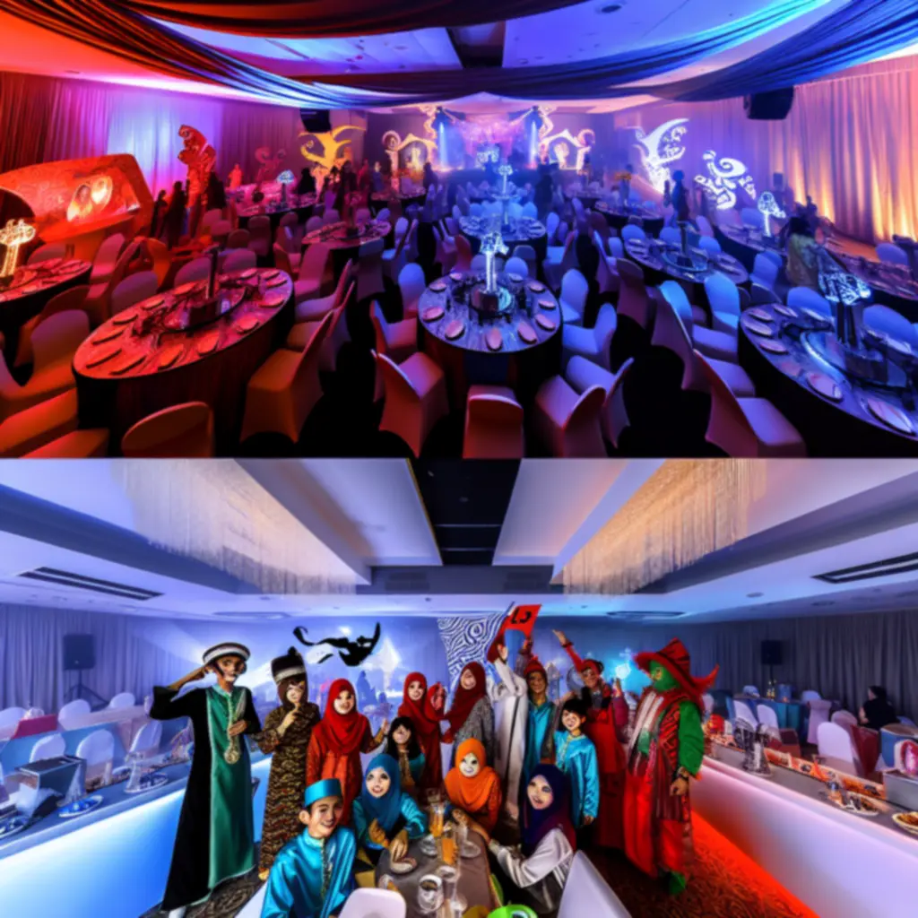 Immersive themed décor setup at a Jewel Repair Studio Events experience